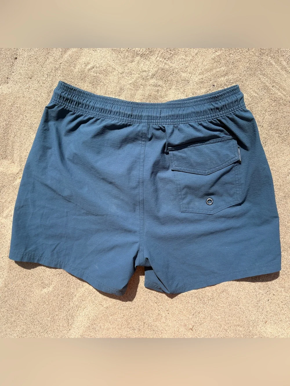 Ezekiel Men’s Textured Volley Swim Shorts Slate Blue - Size 32